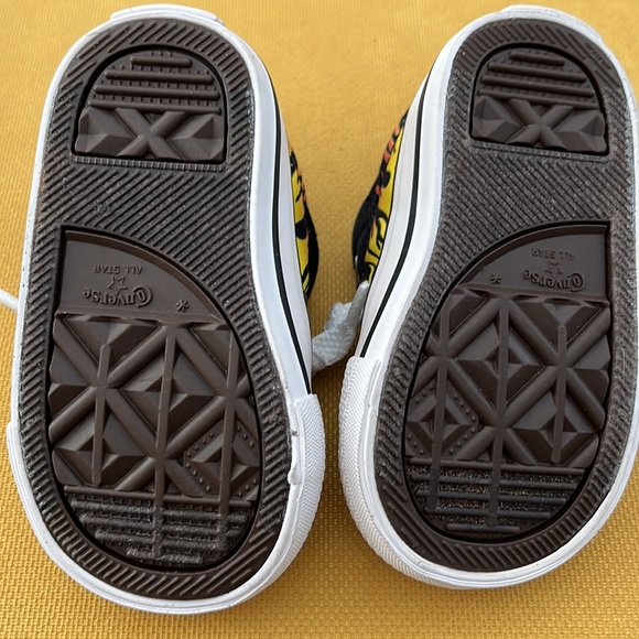 Converse All Stars flames low top baby size 3 - Picture 6 of 9